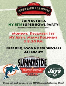 NY Jets Super Bowl Party