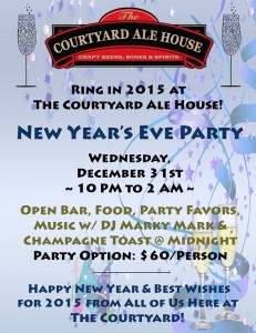 NYE 2015 at The Courtyard Ale House